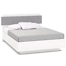 Кровать полутороспальная Chelsea,Rimini белая с подъемным механизмом 140х200