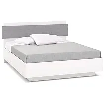 Кровать двуспальная Chelsea,Rimini белая с подъемным механизмом 160х200