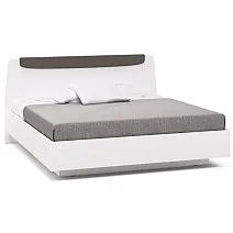 Кровать двуспальная Soho белая с подъемным механизмом 180х200
