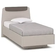 Кровать односпальная Soho беж с подъемным механизмом 90х200