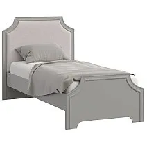 Кровать односпальная Montreal серый 90х200