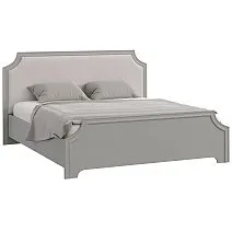 Кровать двуспальная Montreal серый 180х200