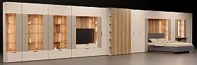 Шкаф-витрина одностворчатый Soho беж