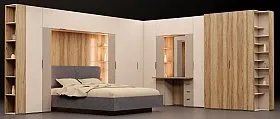 Секция для кровати Soho беж 180, кровати-дивана