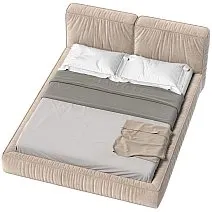 Кровать двуспальная Brioche Premier+ прямая с подъемным механизмом 160x200