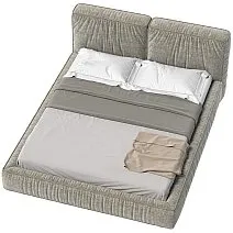 Кровать двуспальная Brioche Premier+ прямая с подъемным механизмом 180x200
