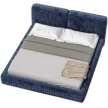 Кровать двуспальная Brioche Premier прямая с подъемным механизмом 180x200